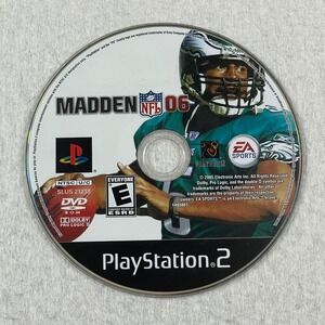EA Sports Madden NFL 06 PlayStation 2 Multicolor Sports Retro Video Game Disc